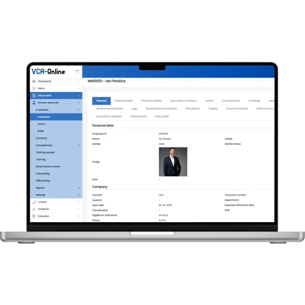 One structured system for people, competence and compliance